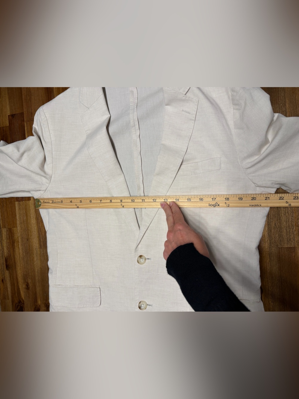 J. Crew Ludlow Slim-fit unstructured suit jacket Irish cotton-linen blend AU428 - Picture 14 of 14